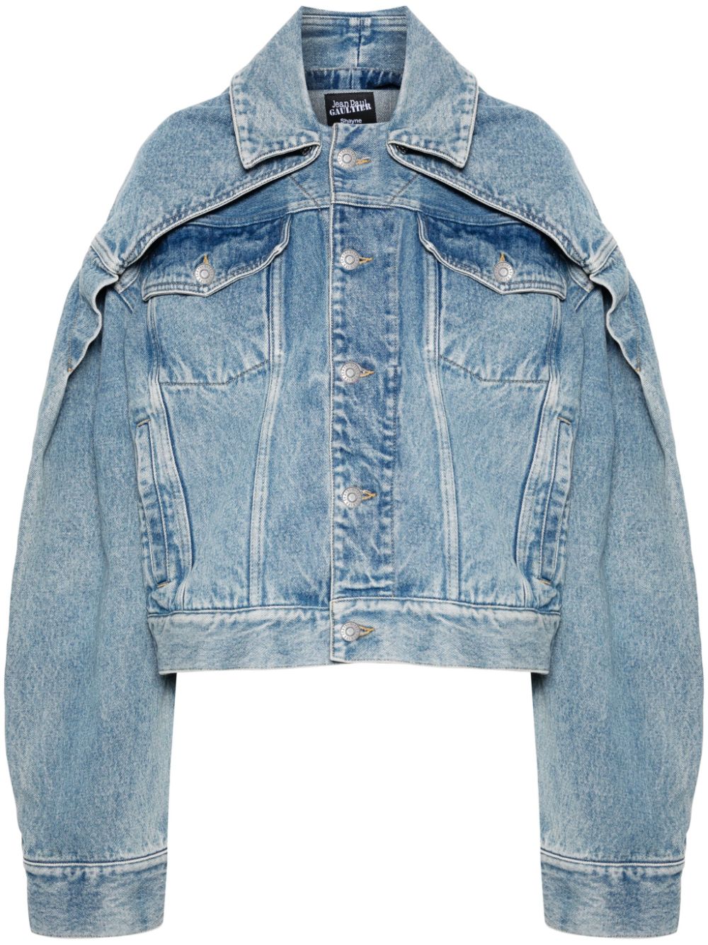 Jean Paul Gaultier detachable-panels denim jacket - Blue von Jean Paul Gaultier