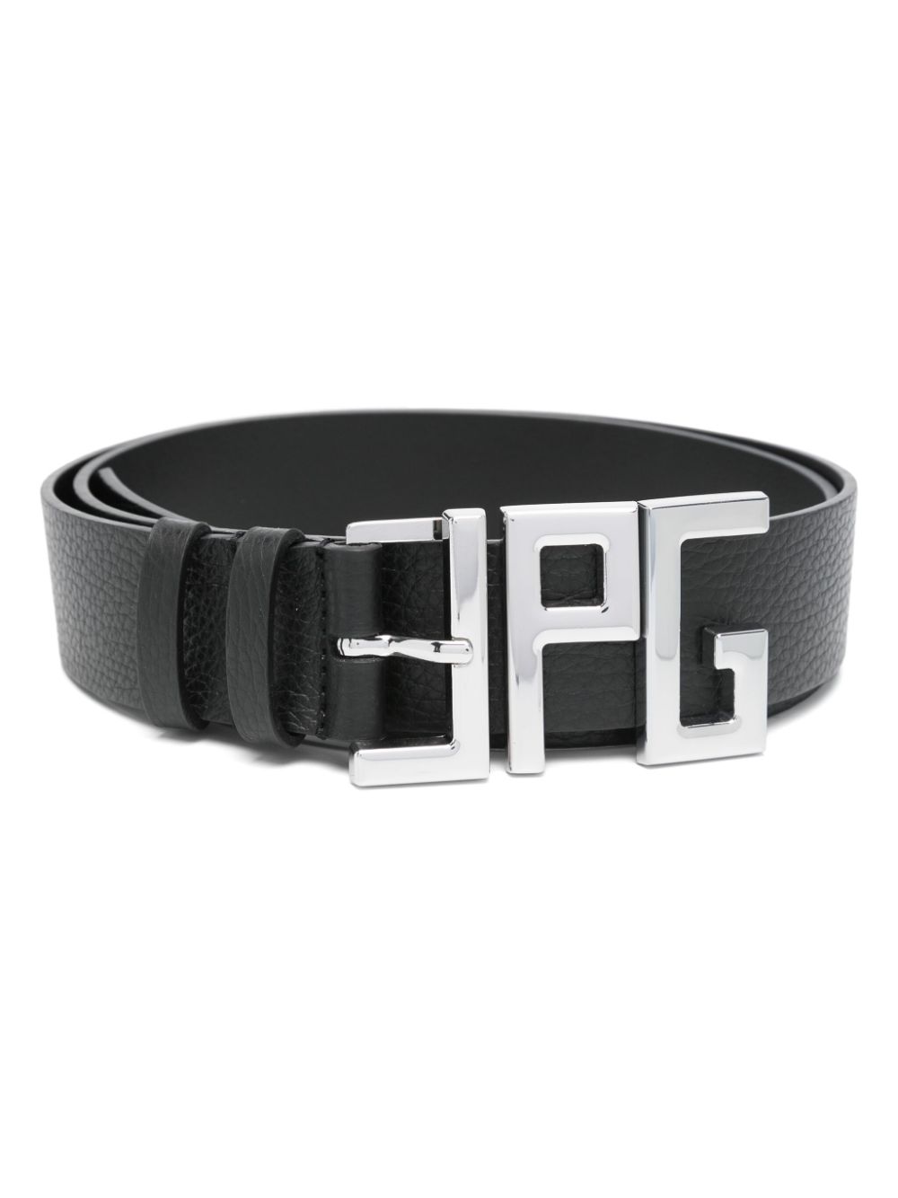 Jean Paul Gaultier loo-plaque belt - Black von Jean Paul Gaultier