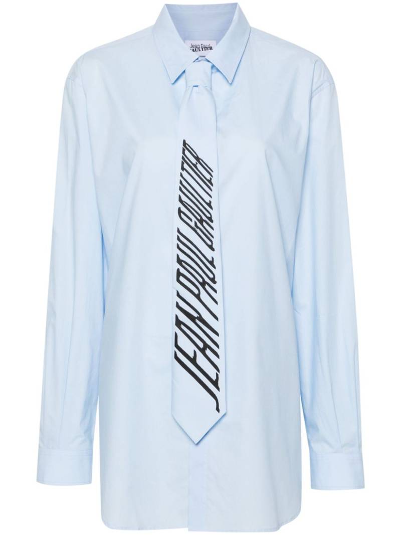 Jean Paul Gaultier tie shirt - Blue von Jean Paul Gaultier