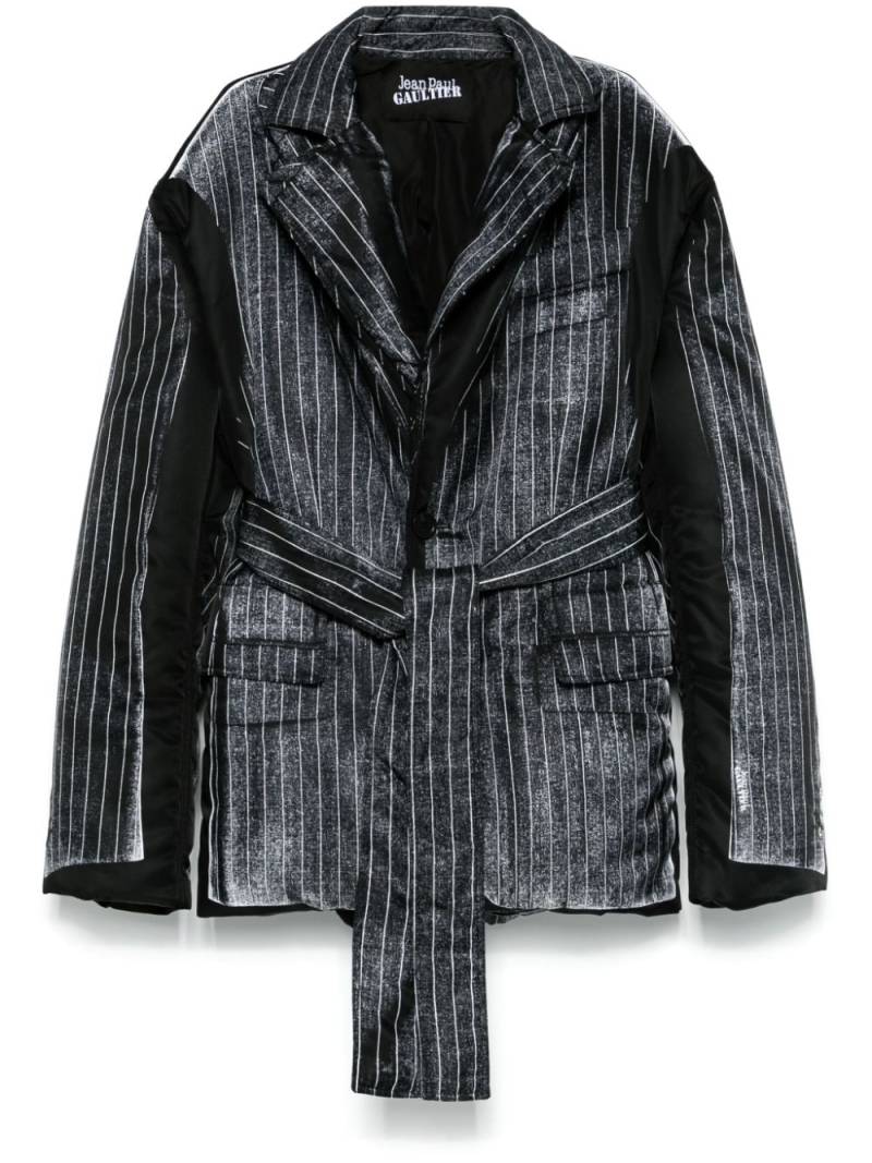 Jean Paul Gaultier trompe-l'oeil padded jacket - Black von Jean Paul Gaultier