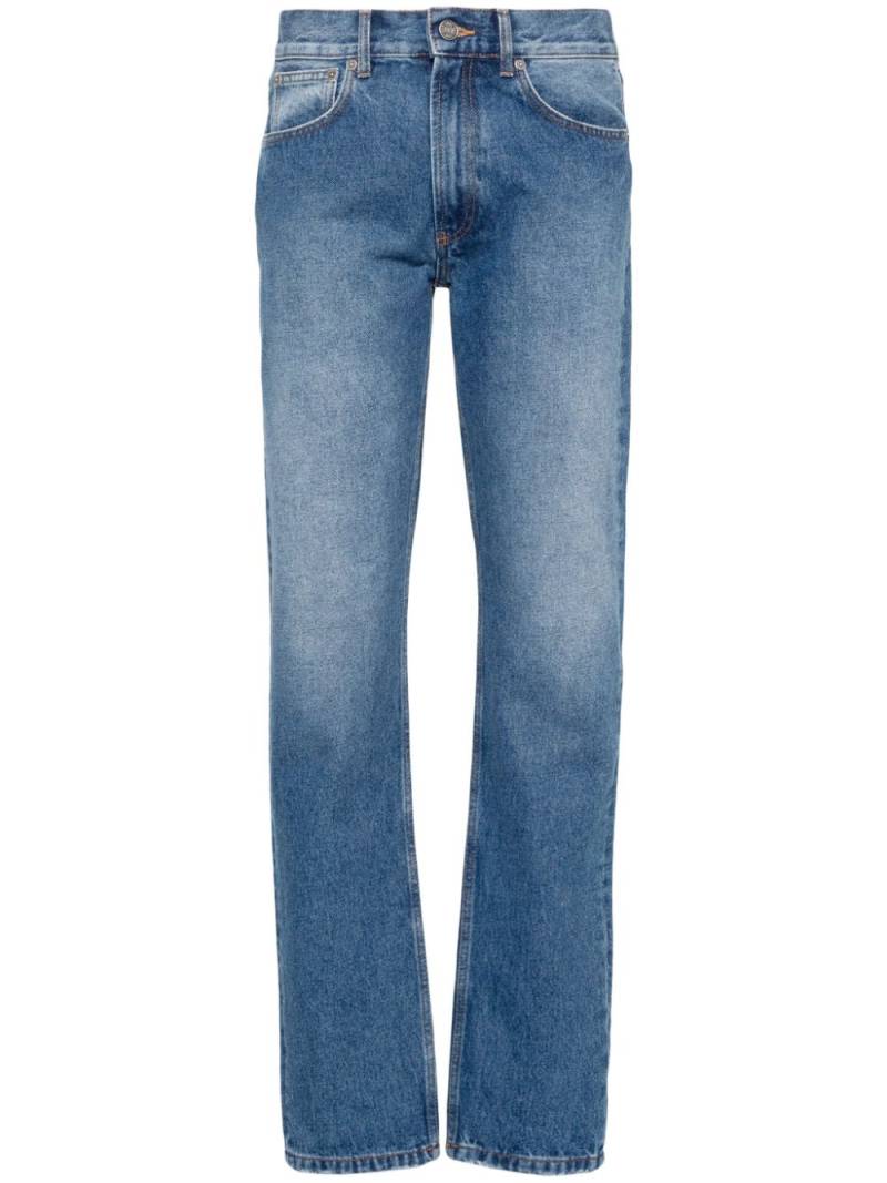 Jean Paul Gaultier washed tapered jeans - Blue von Jean Paul Gaultier