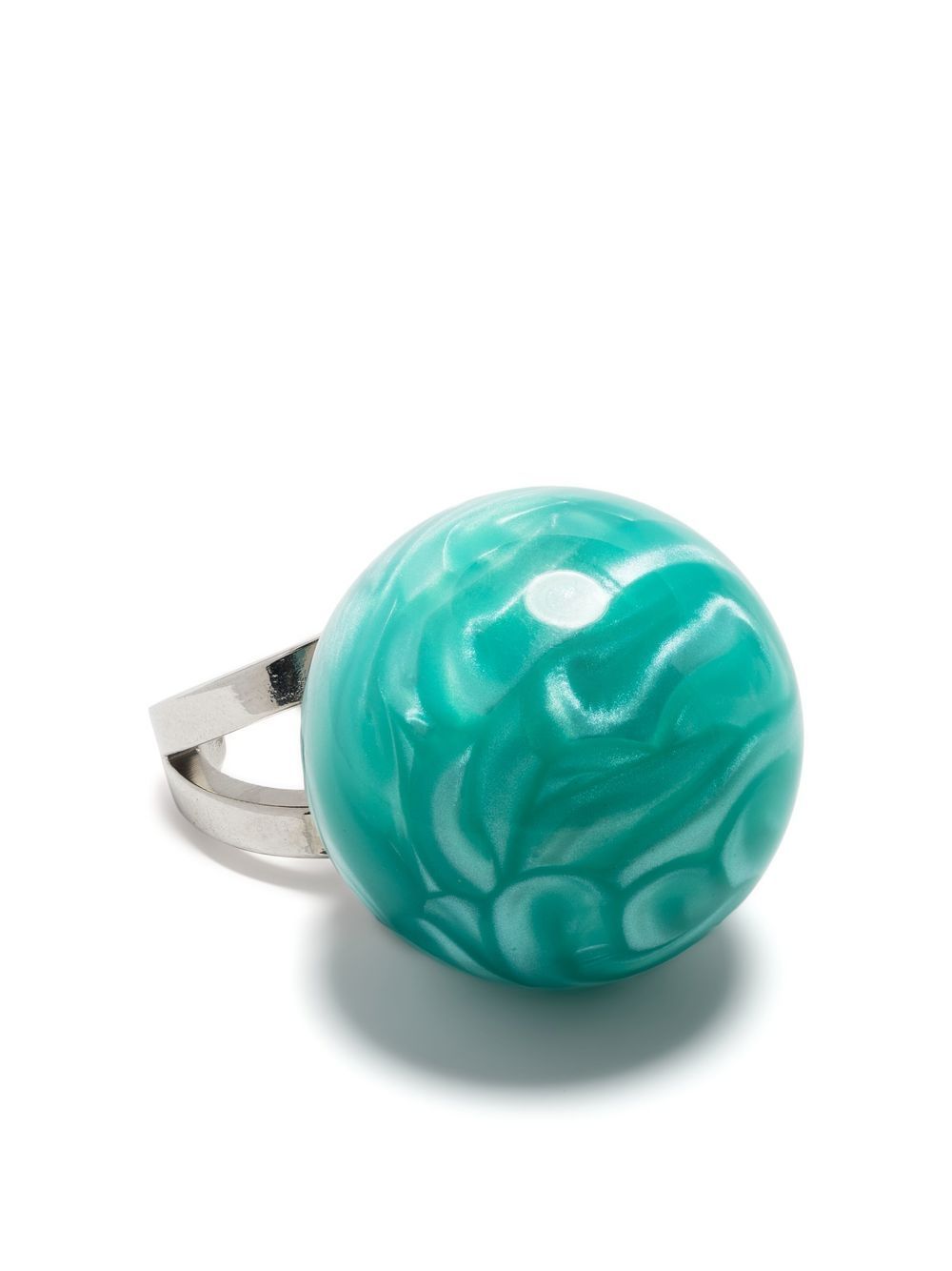 Jean Paul Gaultier x La Manso Cyber Ball ring - Blue von Jean Paul Gaultier