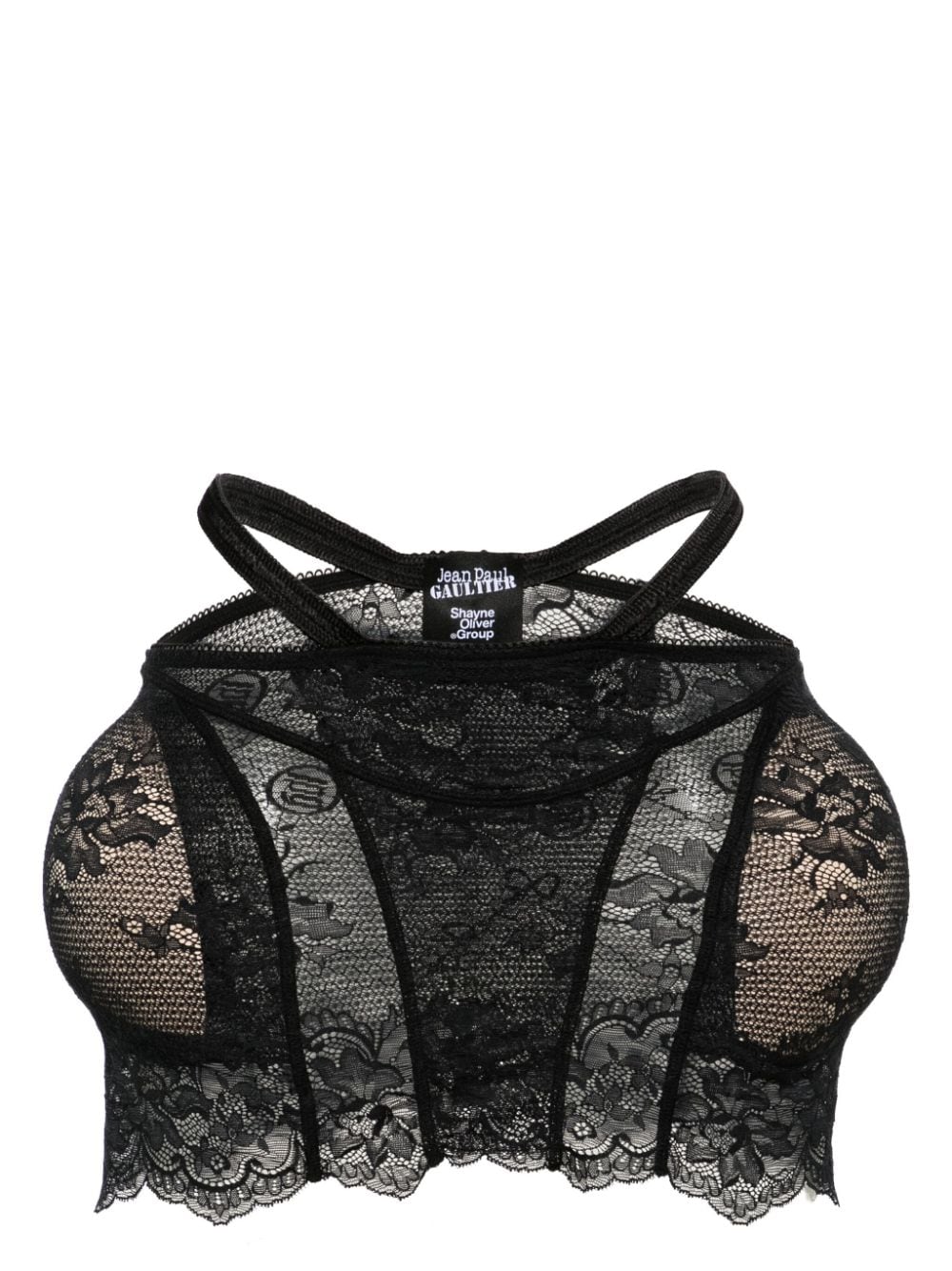 Jean Paul Gaultier x Shayne Oliver lace shapewear skirt - Black von Jean Paul Gaultier