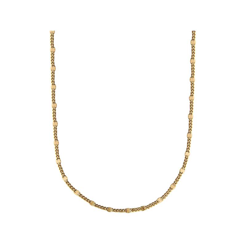 Halskette Damen Gold 42+3CM von Jeberg Jewellery