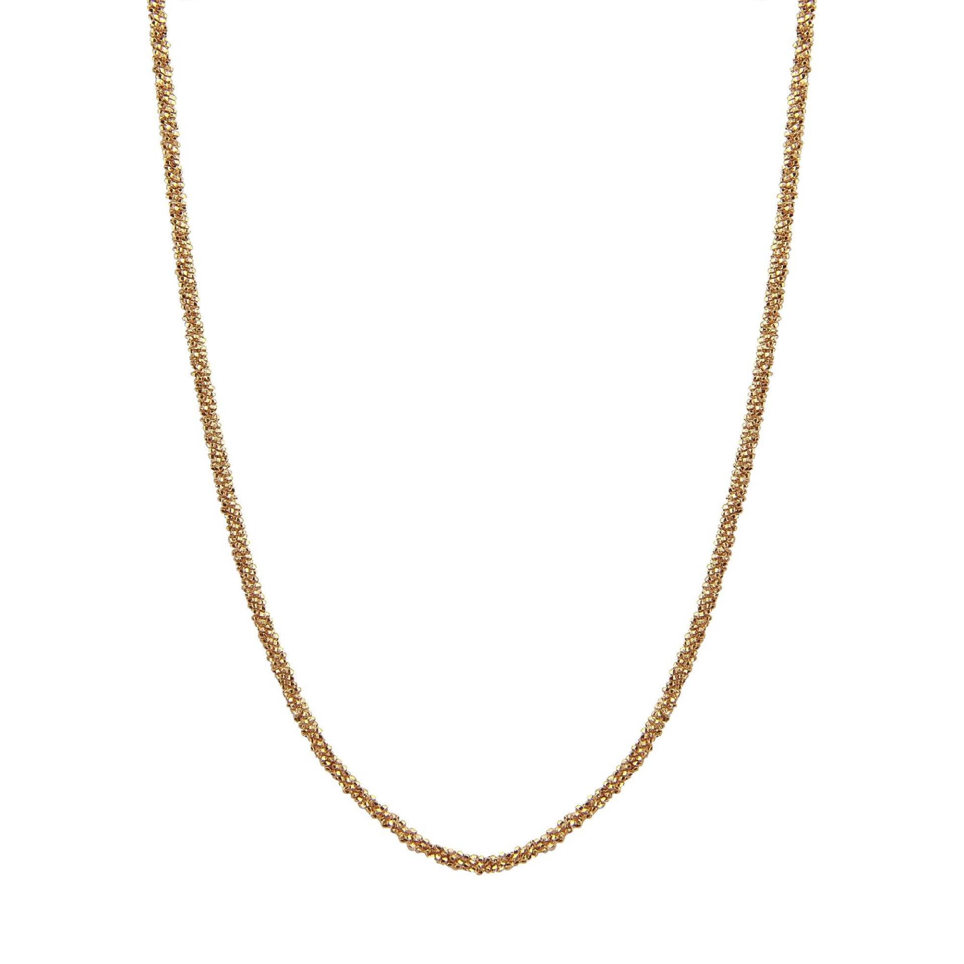 Halskette Damen Gold 42cm von Jeberg Jewellery