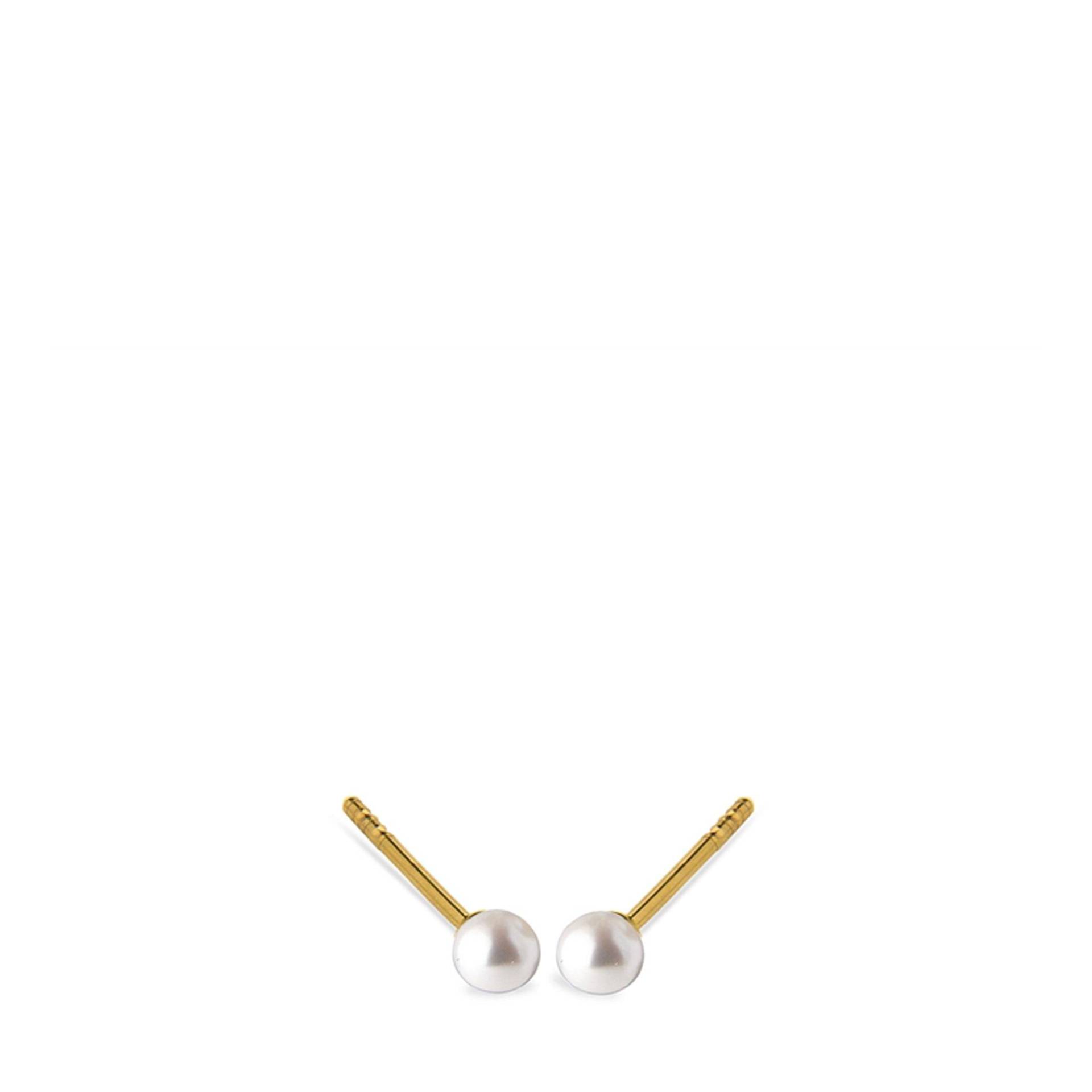 Ohrstecker Damen Gold 4.5MM von Jeberg Jewellery