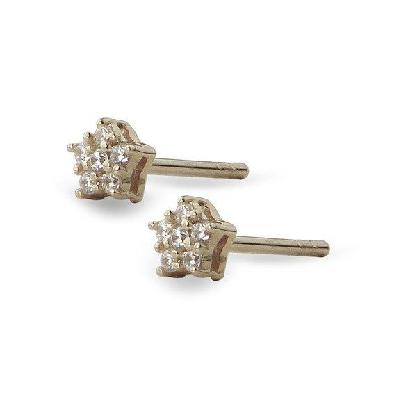 Ohrstecker Damen Gold 5mm von Jeberg Jewellery