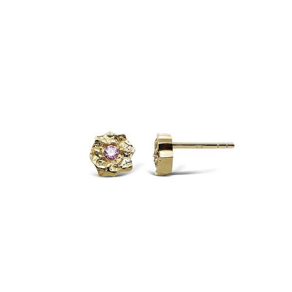 Ohrstecker Damen Gold ONE SIZE von Jeberg Jewellery