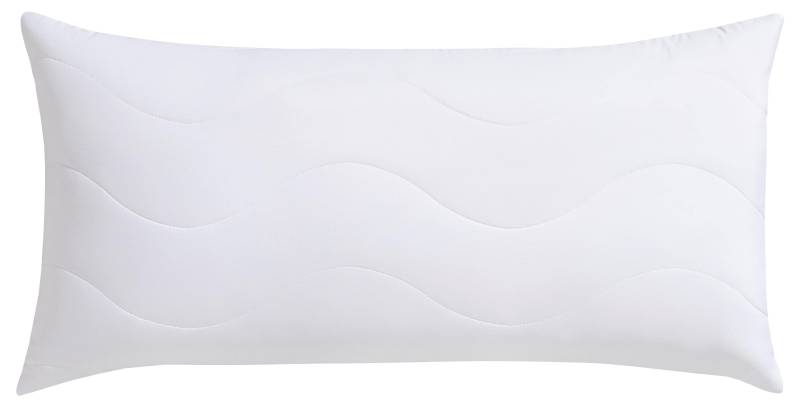 Jekatex Nackenstützkissen »Visko, Kissen ist Hausstauballergiker geeignet«, Füllung: Viskoschaumstäbchen, Bezug: Polyester, (1 St.), Kopfkissen 40x80 cm, Optimale Stützkraft für Kopf- & Nackenbereich von Jekatex