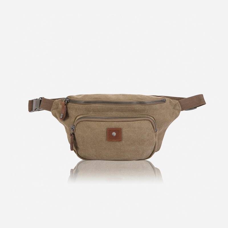 Canvas - Casual Waist Bag in Khaki von Jekyll & Hide