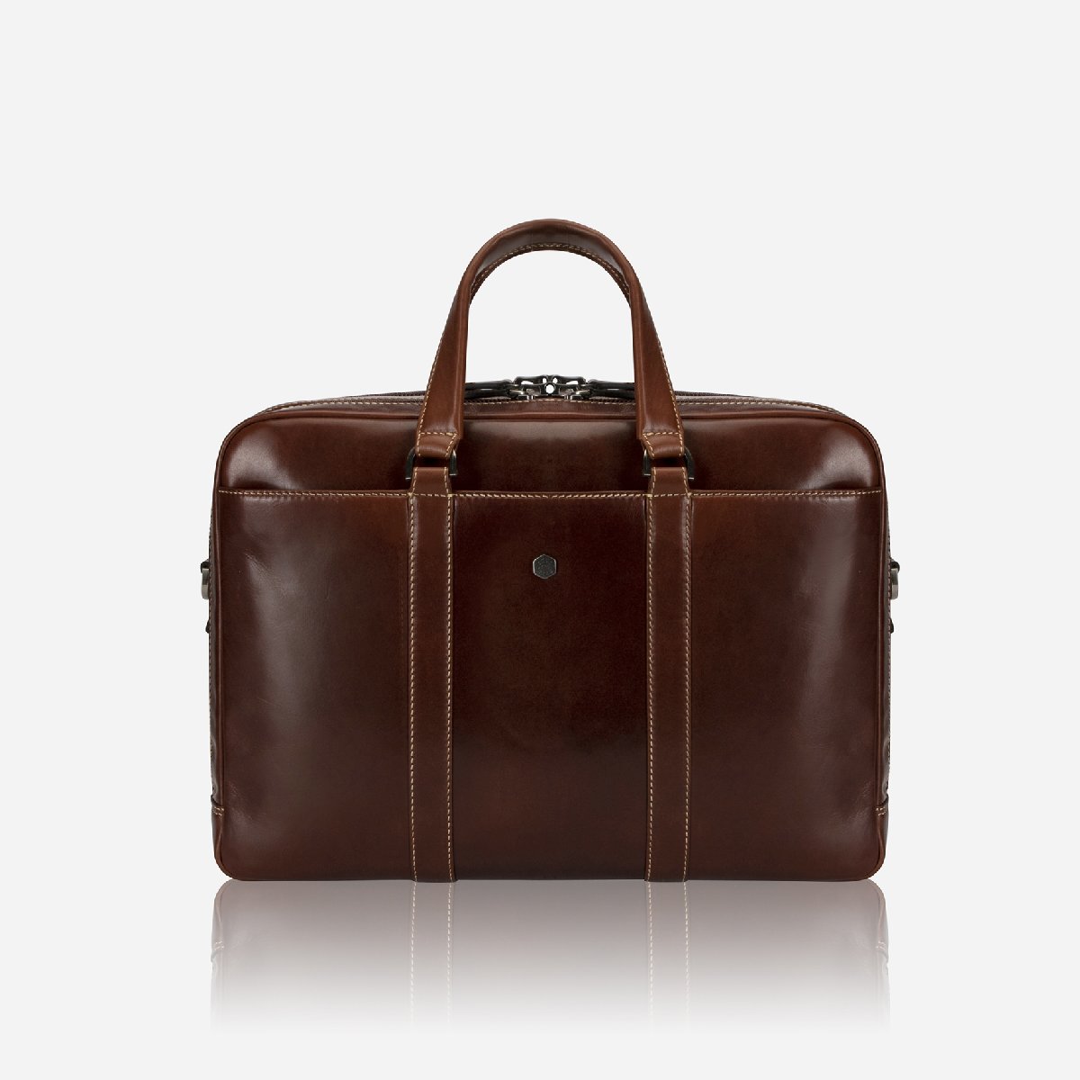 Laptop Briefcase 17" in Mocha von Jekyll & Hide