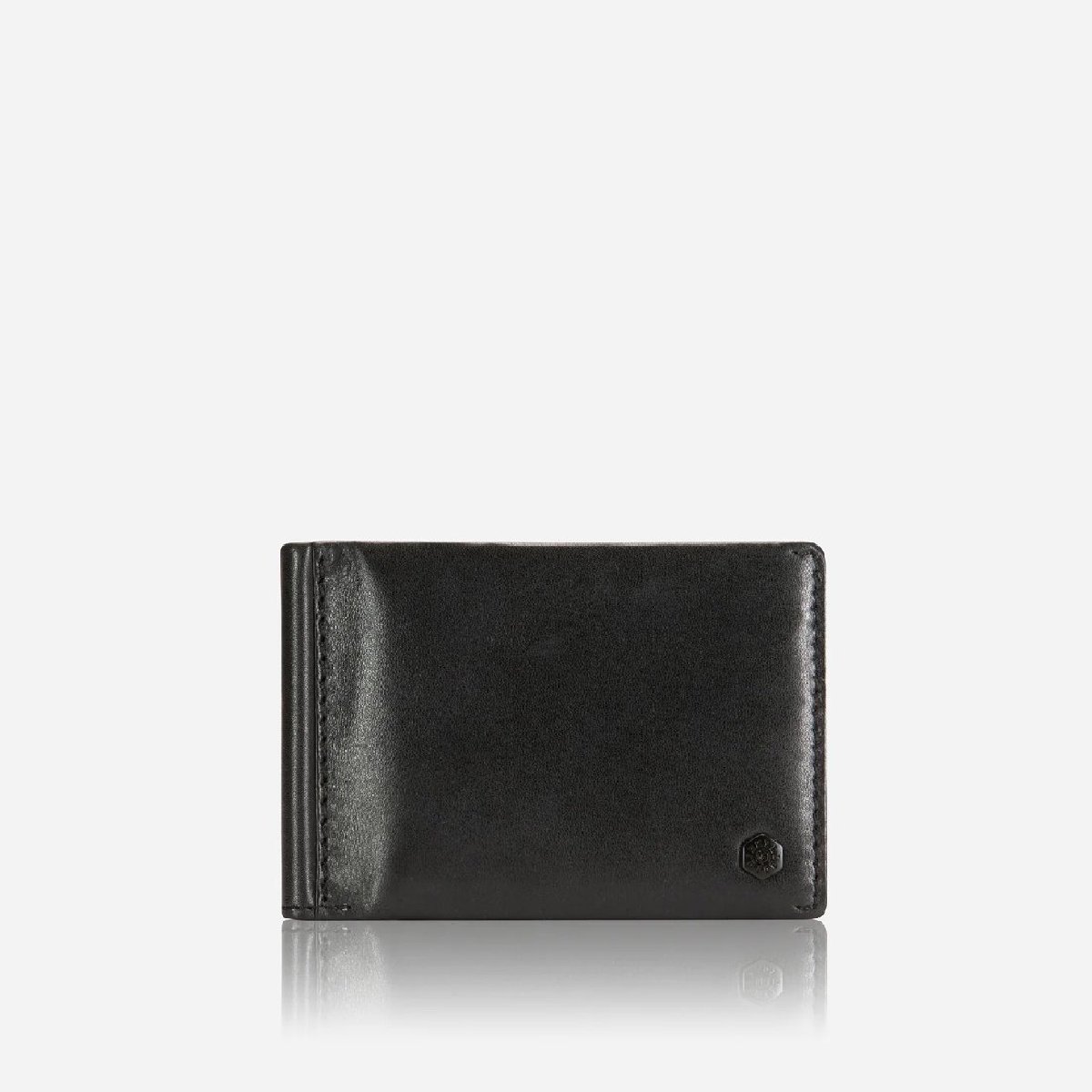 Leather Money Clip Wallet in Schwarz von Jekyll & Hide