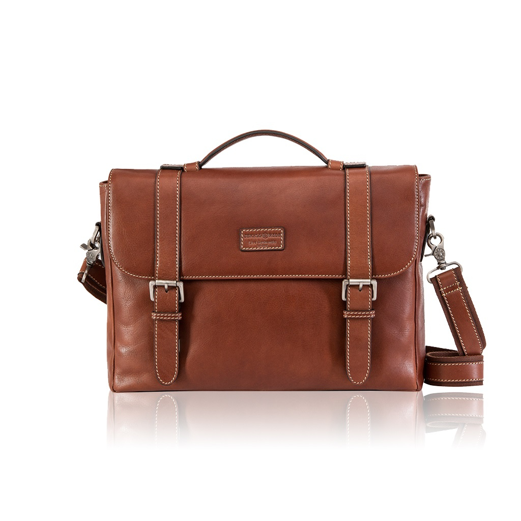 Montana - 15" Aktentasche aus Leder in Colt Montana - 15" Aktentasche aus Leder in Colt von Jekyll & Hide