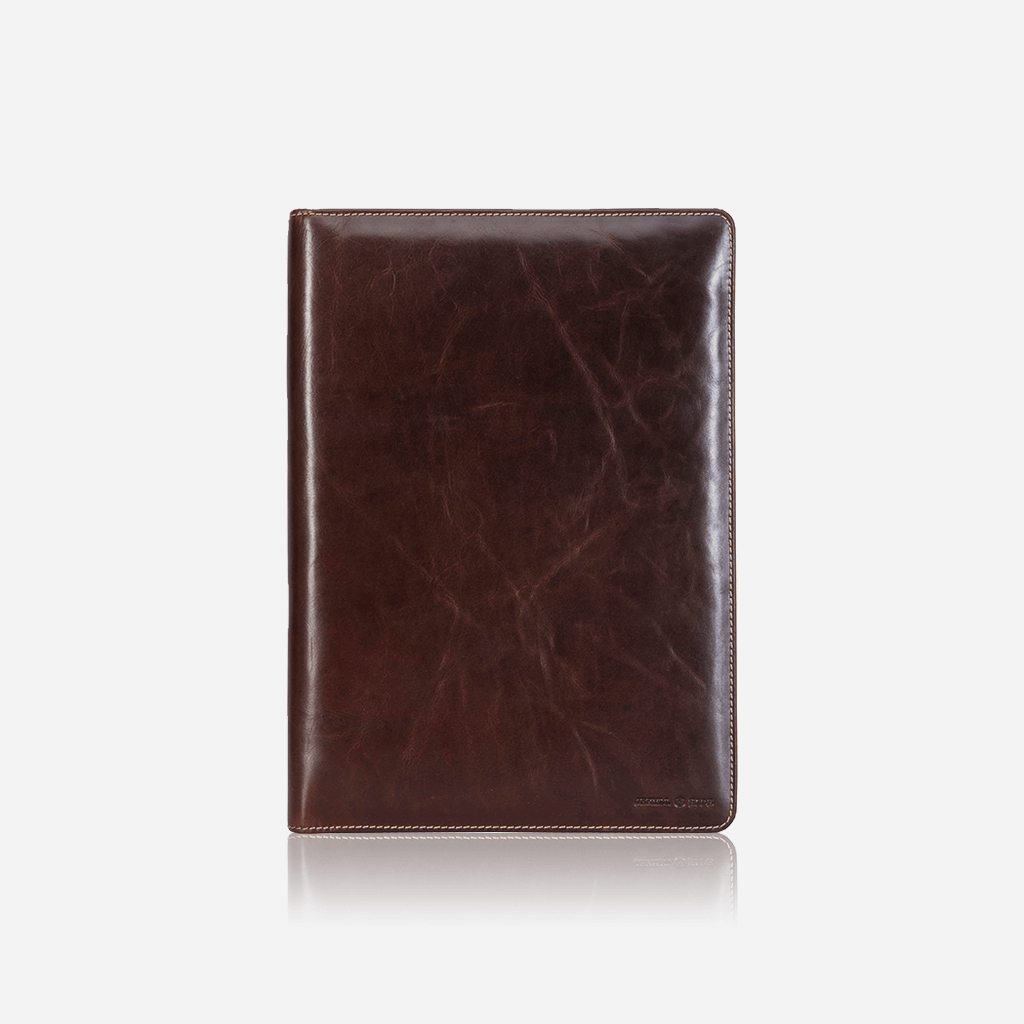 Oxford - A4 Zip around Folder in Coffee von Jekyll & Hide