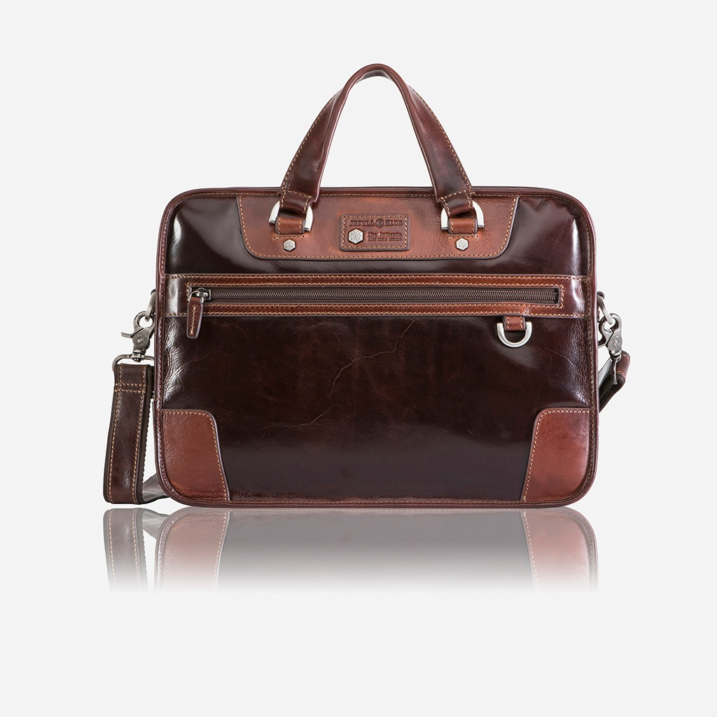 Oxford - Aktentasche mit 15" Laptopfach aus Leder in Tobacco Oxford - Aktentasche mit 15" Laptopfach aus Leder in Tobacco von Jekyll & Hide