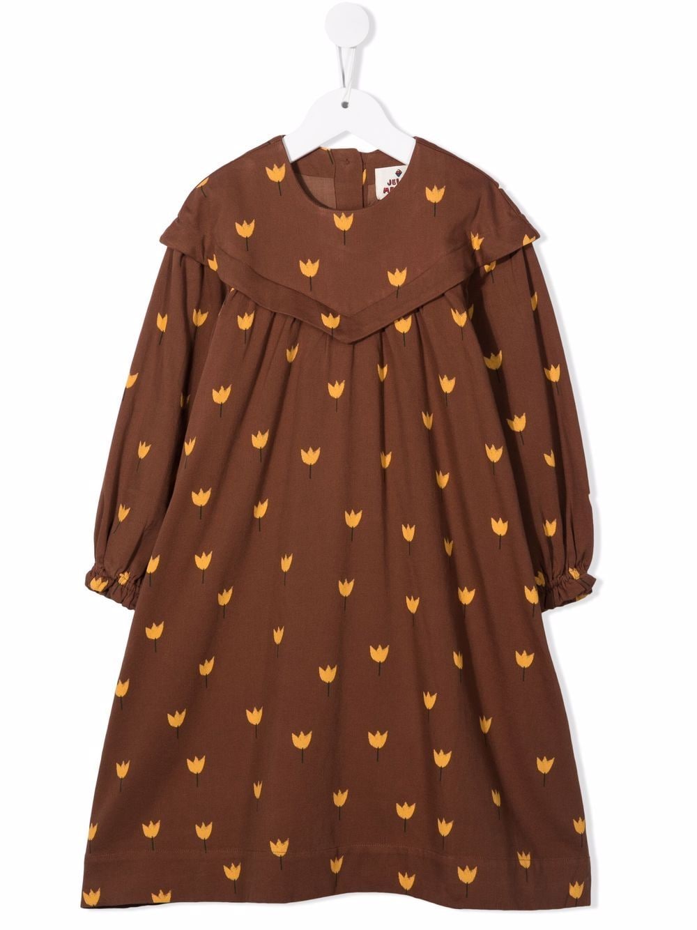 JELLYMALLOW floral-print cotton dress - Brown von JELLYMALLOW