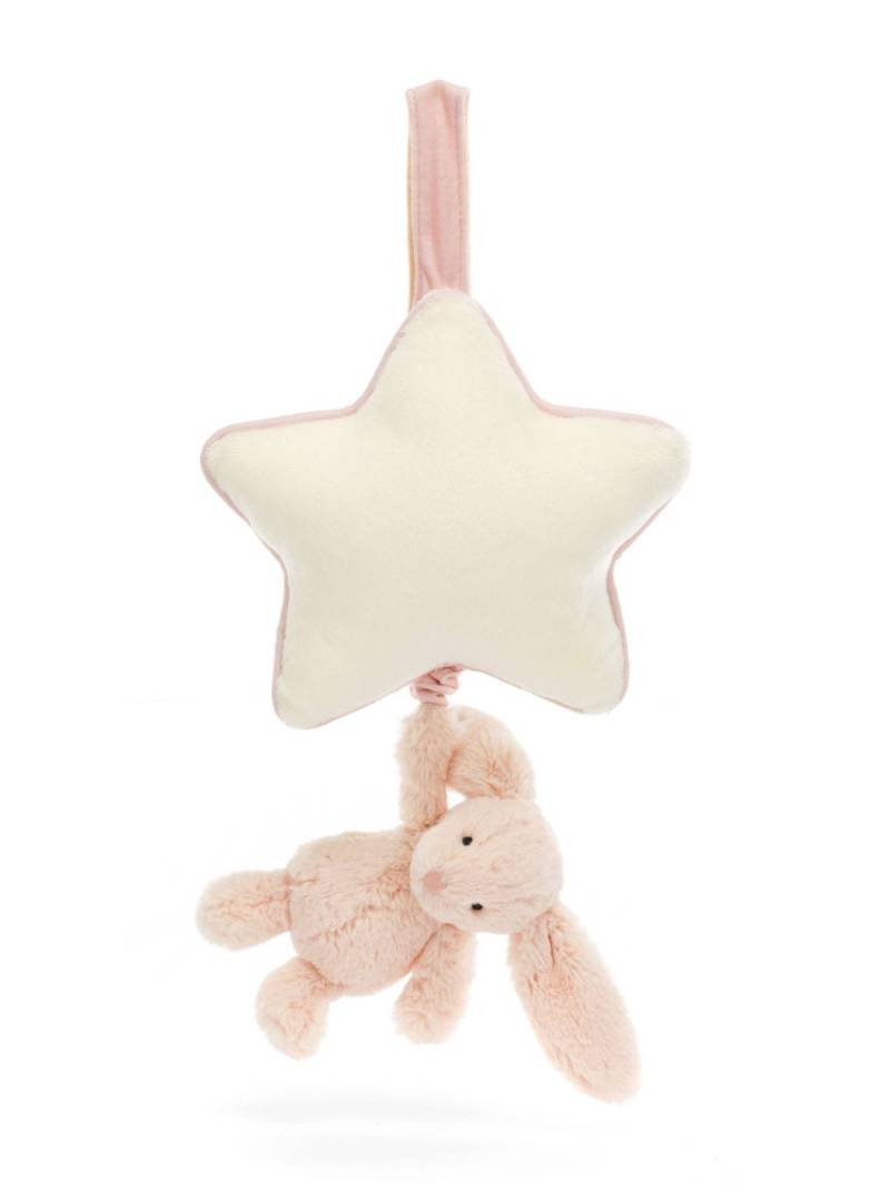 Jellycat Bashful Bunny musical pull - Pink von Jellycat