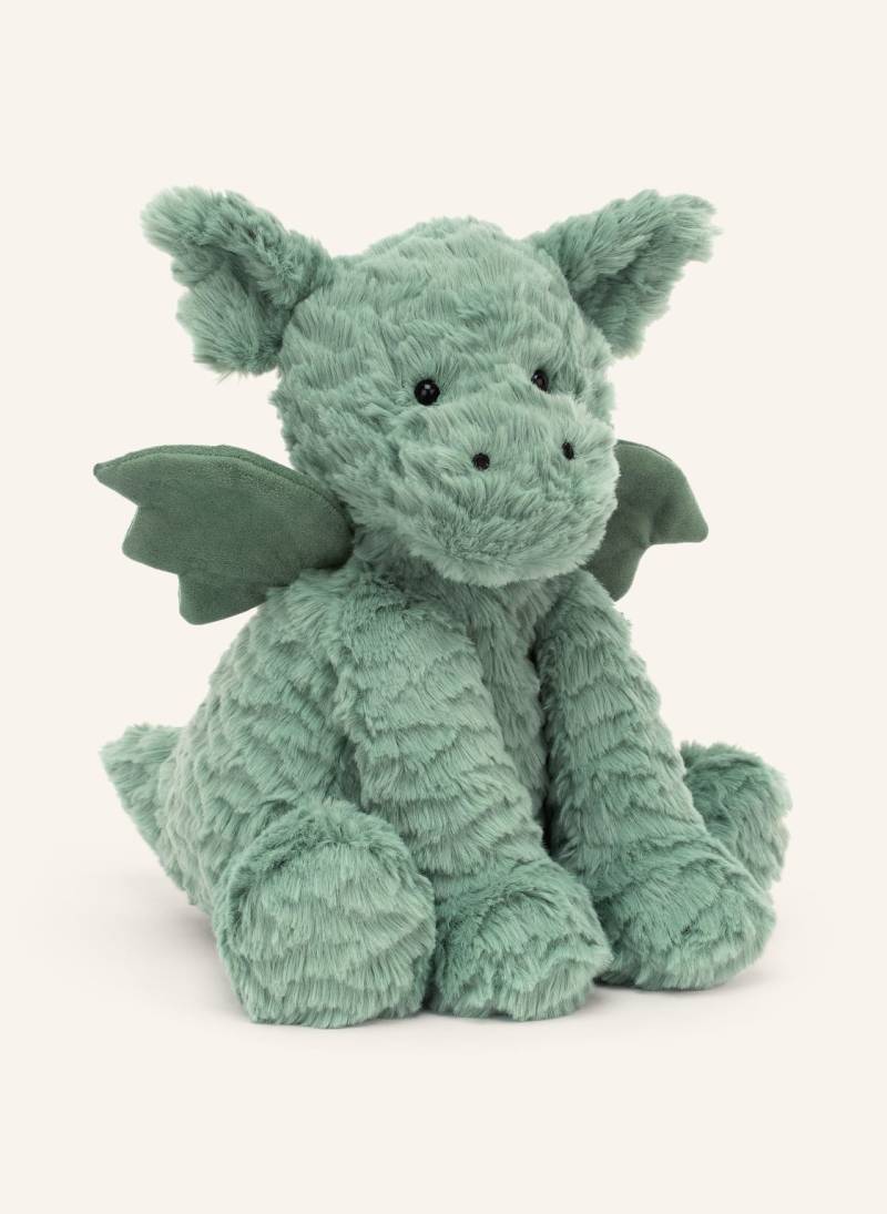 Jellycat Drache-Kuscheltier Fuddlewuddle Dragon Medium gruen von Jellycat