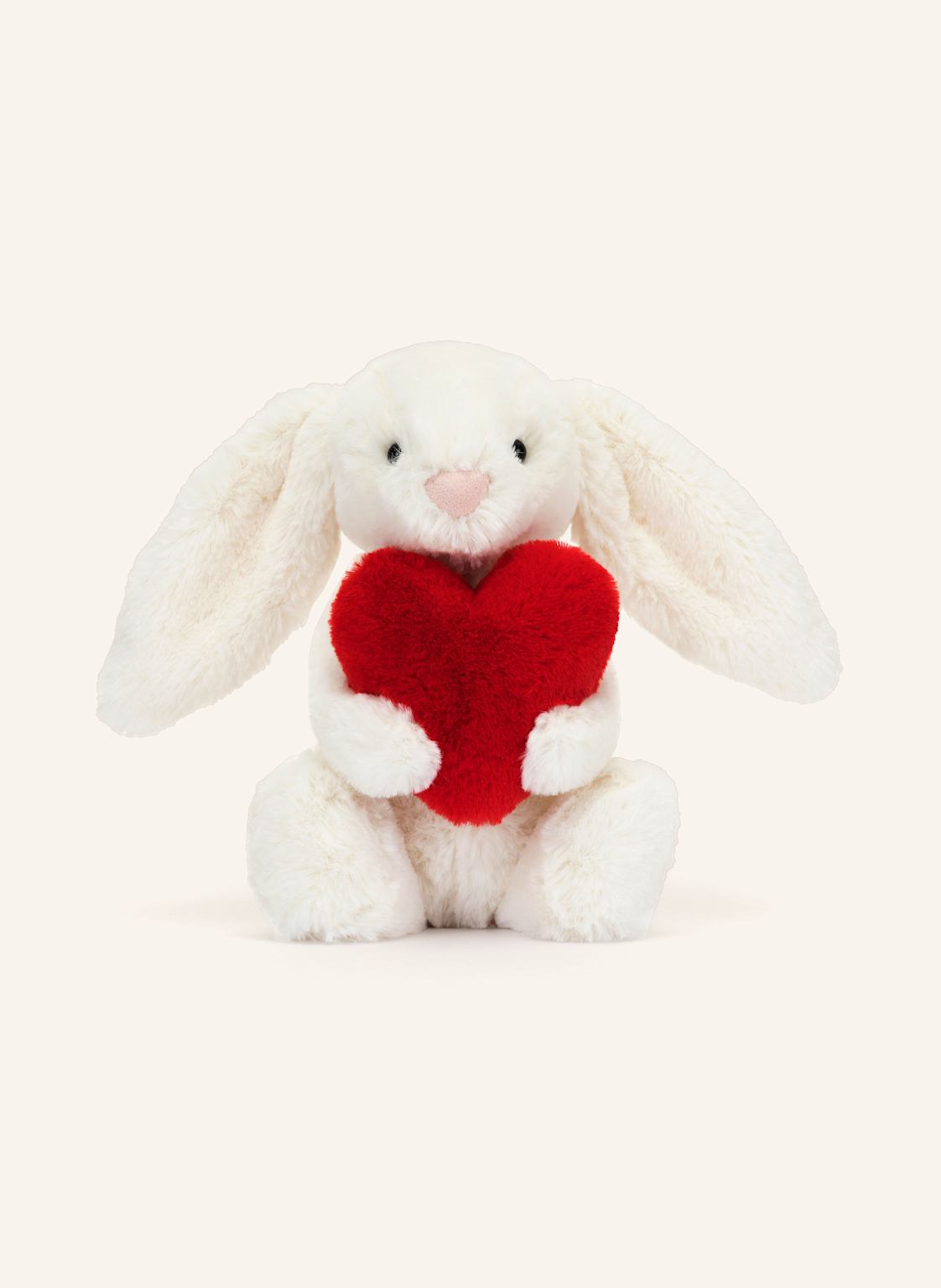 Jellycat Hase-Kuscheltier Bashful Bunny With Little Heart weiss von Jellycat