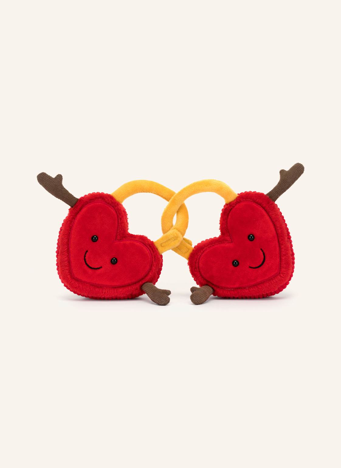 Jellycat Plüsch-Spielzeug Amuseables Val & Tina Love Locks rot von Jellycat