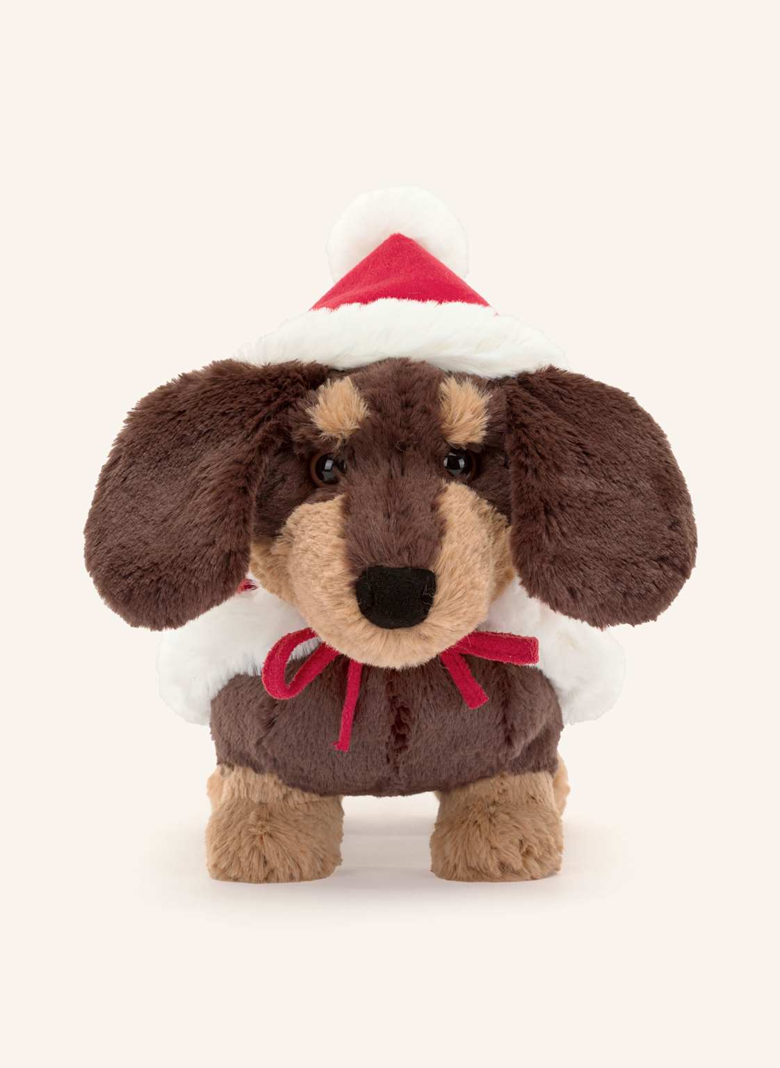 Jellycat Plüsch-Spielzeug Winter Warmer Otto Sausage Dog braun von Jellycat