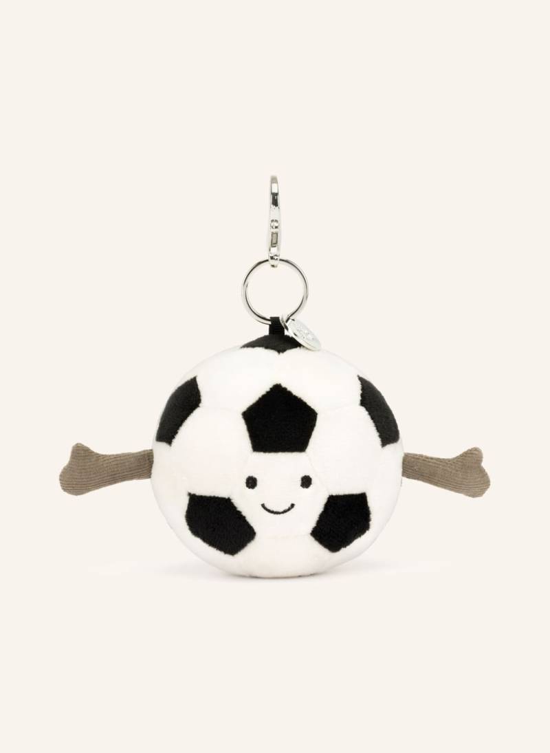 Jellycat Schlüssel- Und Taschenanhänger Amuseables Sports Football schwarz von Jellycat