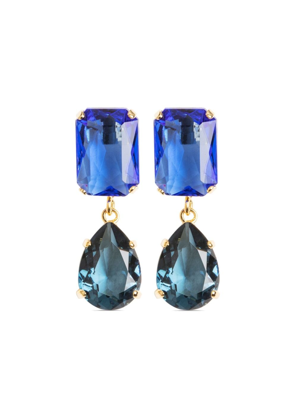 Jennifer Behr 18kt gold-plated Maree crystal earrings von Jennifer Behr