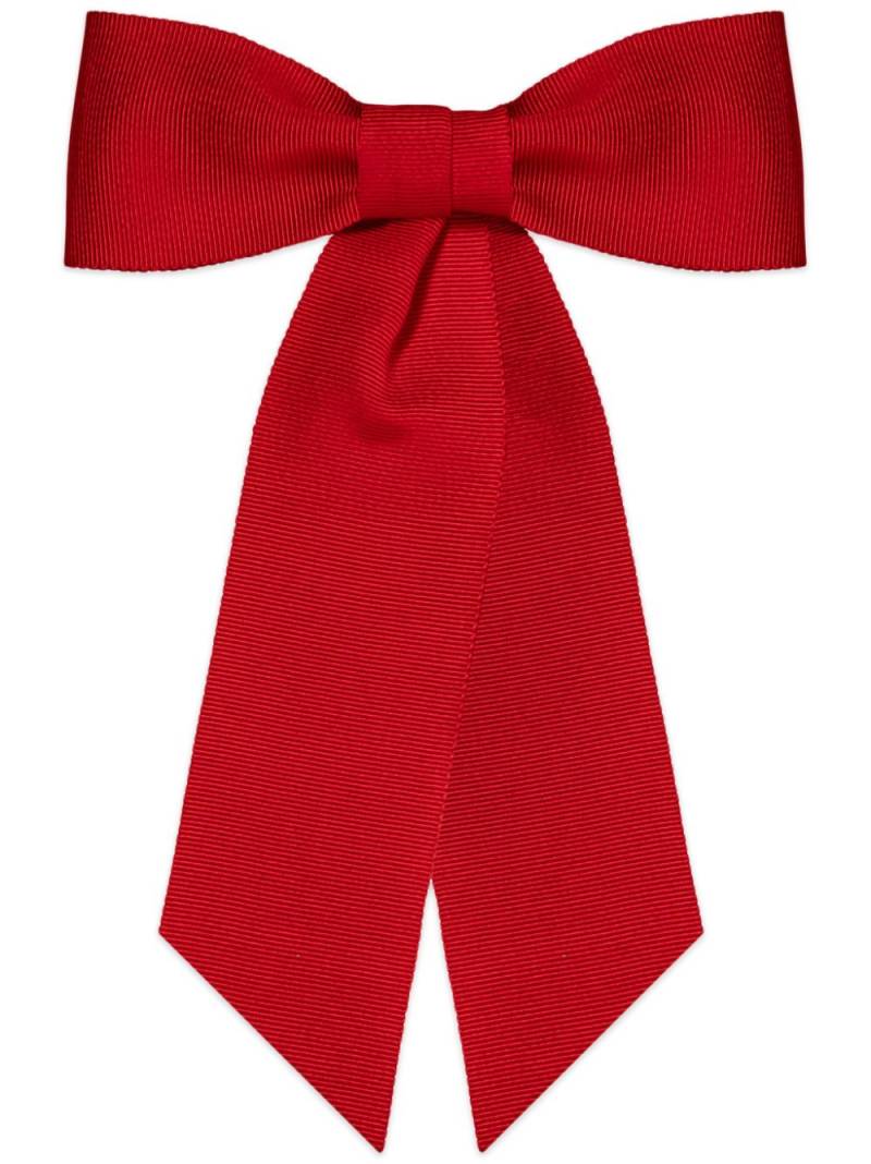 Jennifer Behr Alice bow silk barrette - Red von Jennifer Behr