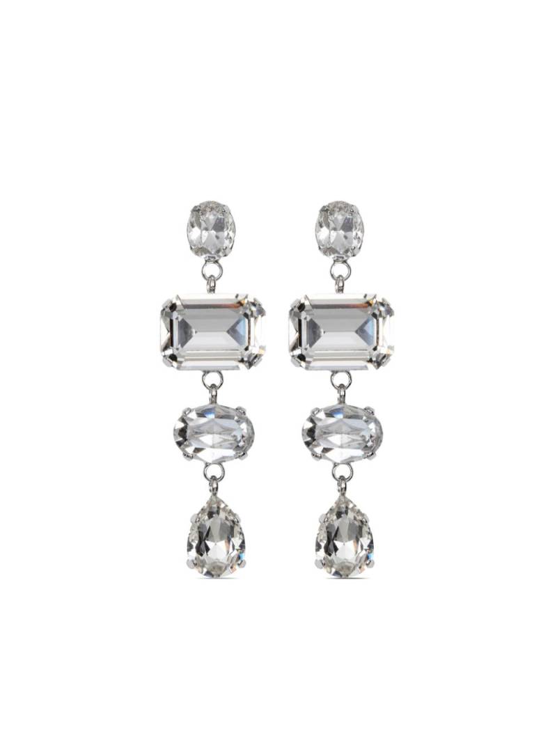 Jennifer Behr Alyssa crystal drop earrings - Neutrals von Jennifer Behr