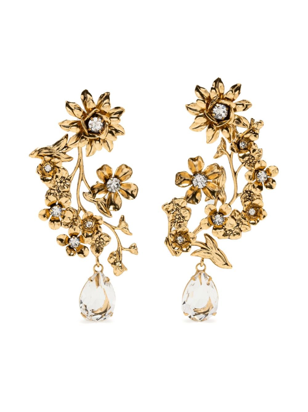 Jennifer Behr Anthea crystal-embellished earrings - Gold von Jennifer Behr