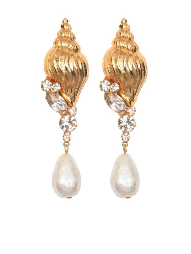 Jennifer Behr Aspene pearl-detailing earrings - Gold von Jennifer Behr