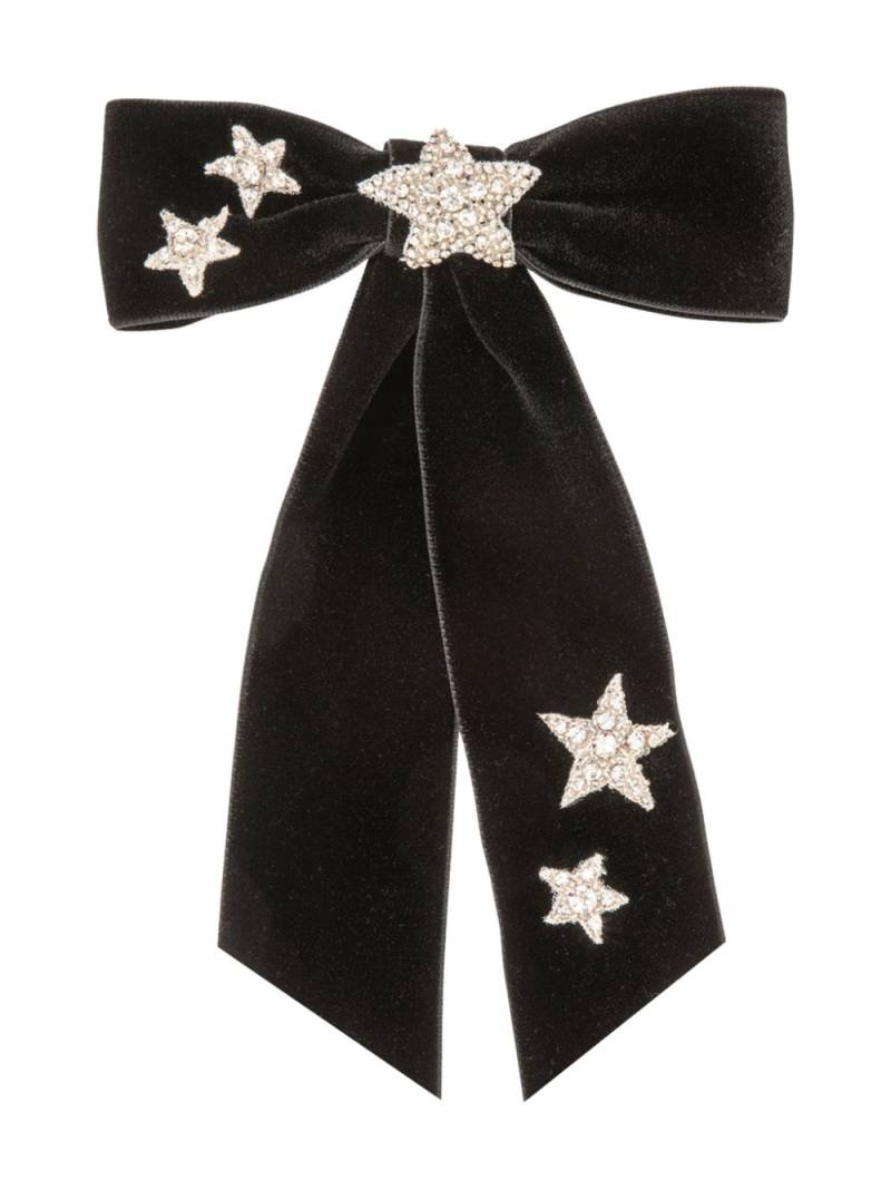 Jennifer Behr Atral bow hair clip - Black von Jennifer Behr