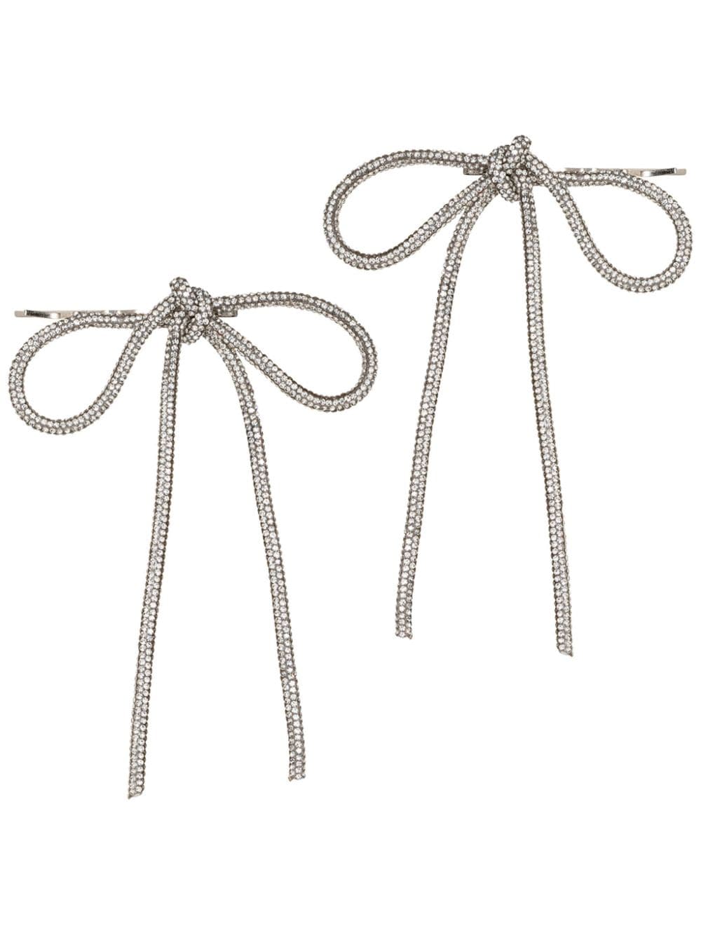 Jennifer Behr Ava bobby pins (set of two) - Silver von Jennifer Behr