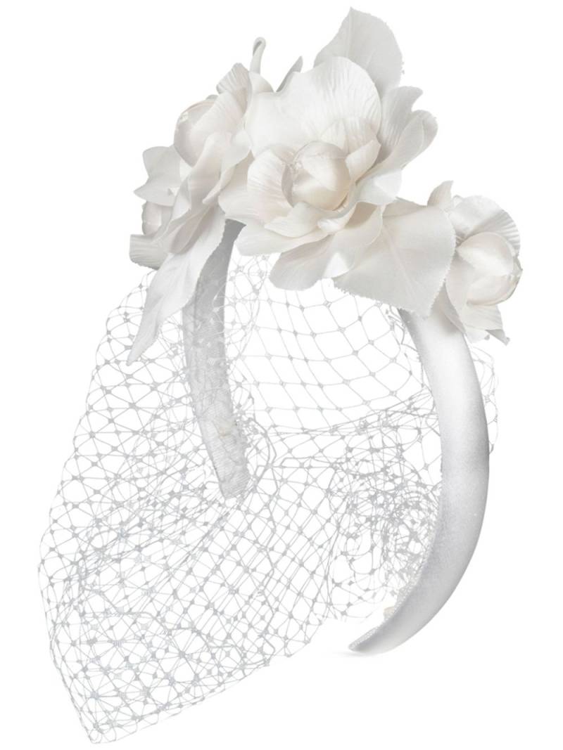 Jennifer Behr Camelia headband - White von Jennifer Behr