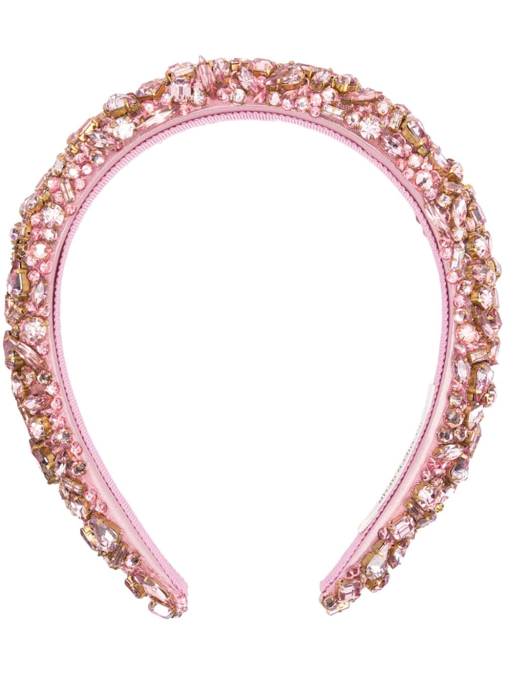 Jennifer Behr Czarina crystal-embellished headband - Pink von Jennifer Behr