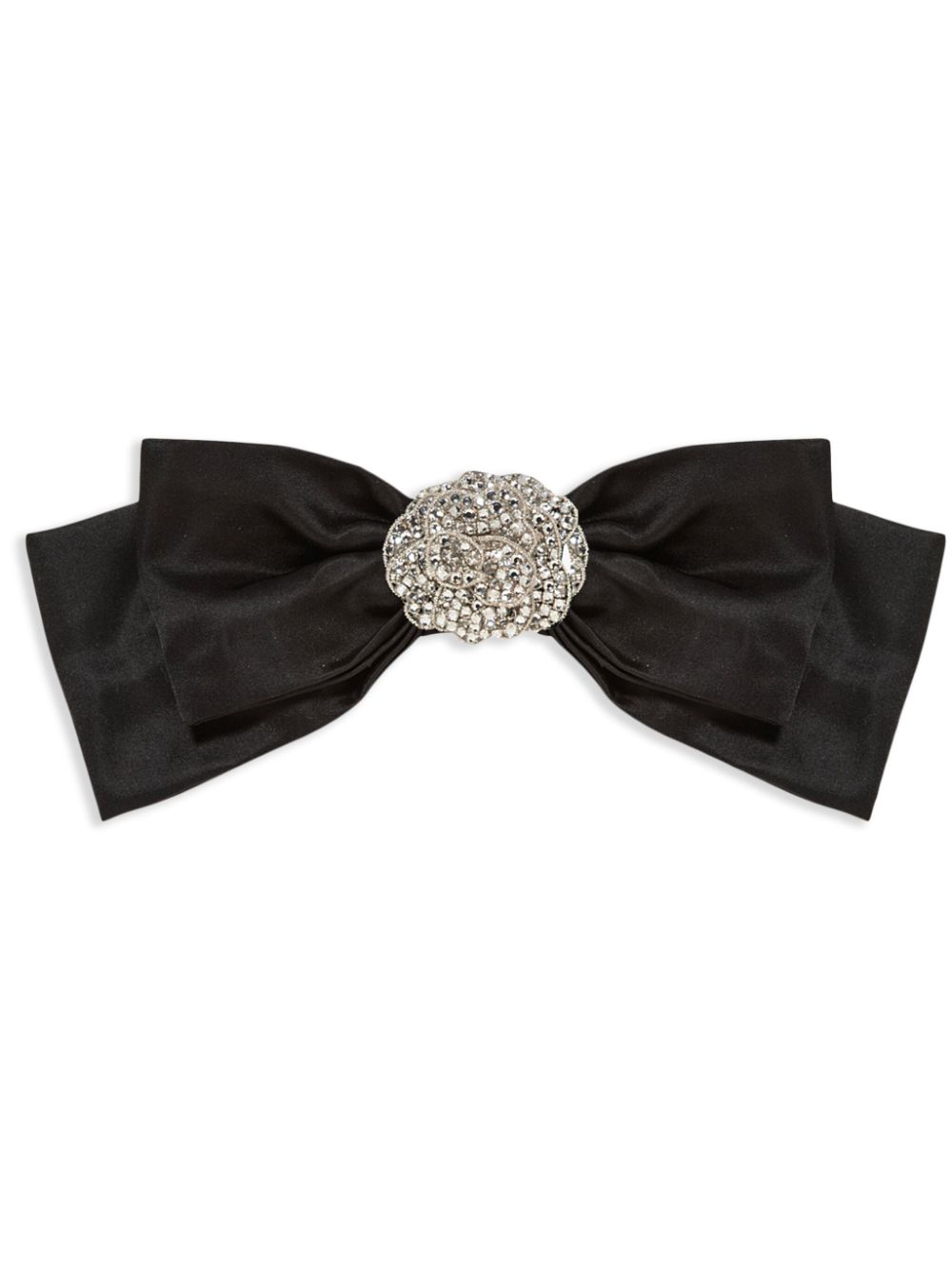 Jennifer Behr Gillian bow hair clip - Black von Jennifer Behr