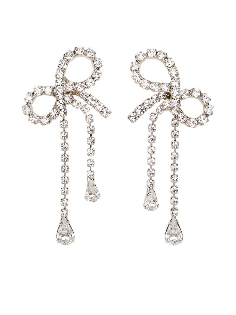 Jennifer Behr Mirabelle crystal drop earrings - White von Jennifer Behr