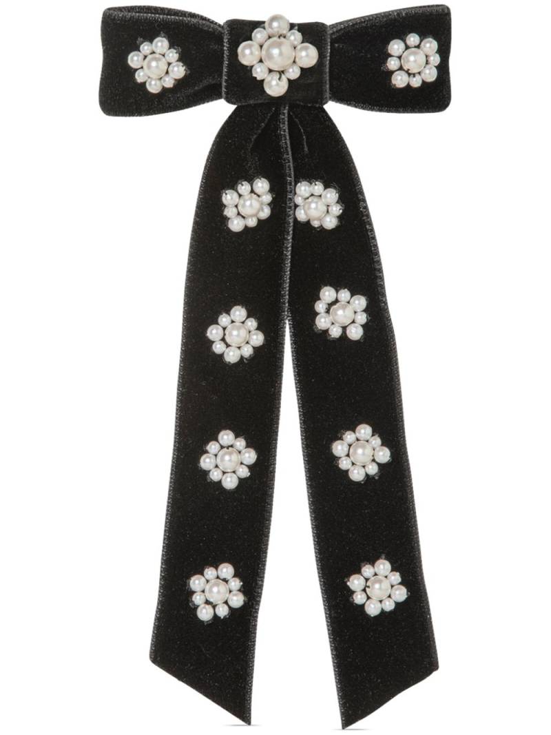 Jennifer Behr Lynette bow barrette - Black von Jennifer Behr