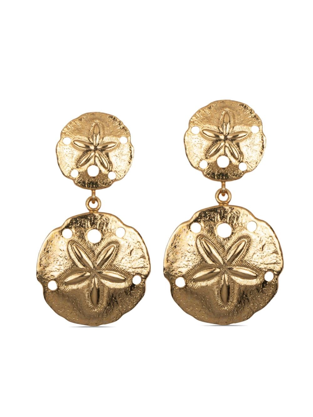 Jennifer Behr Marinae drop-design earrings - Gold von Jennifer Behr
