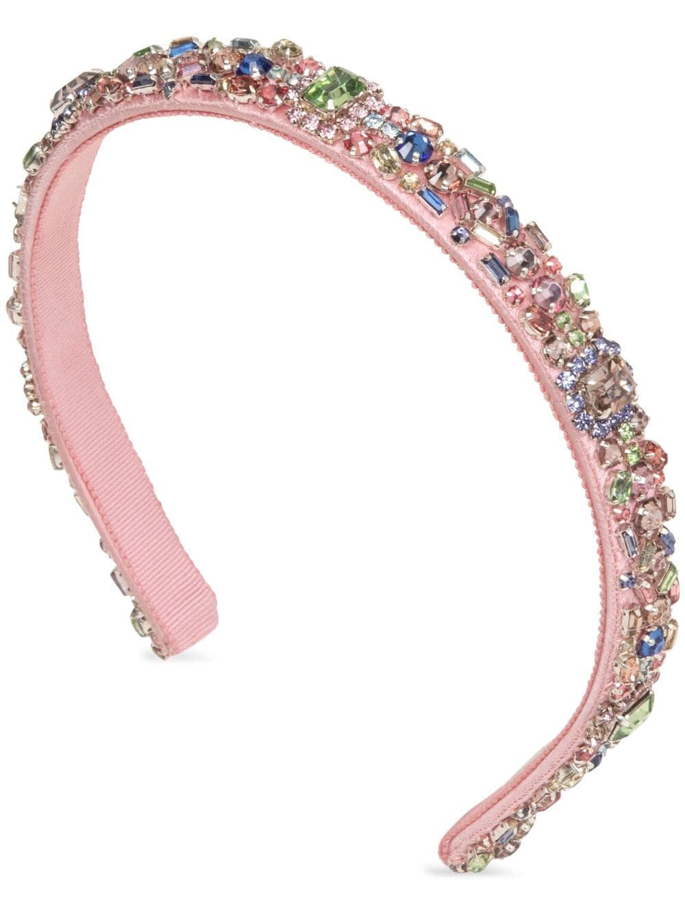 Jennifer Behr Mira crystal-embellished headband - Pink von Jennifer Behr