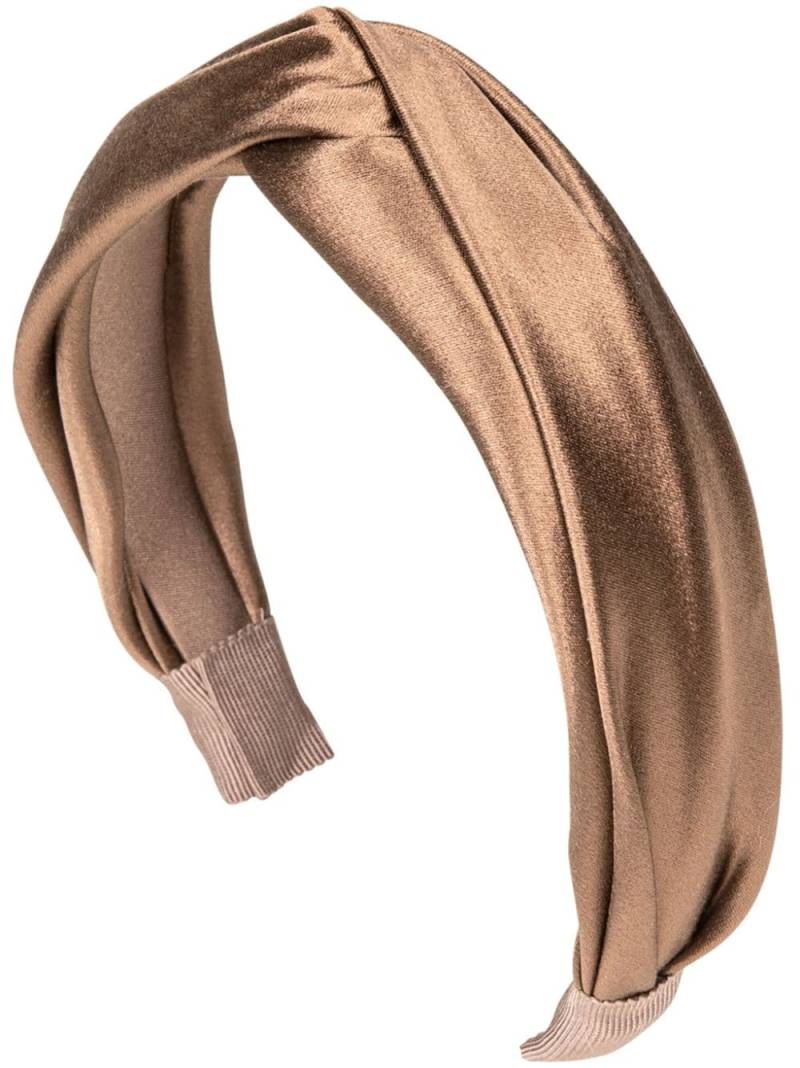 Jennifer Behr Petite Twist headband - Brown von Jennifer Behr