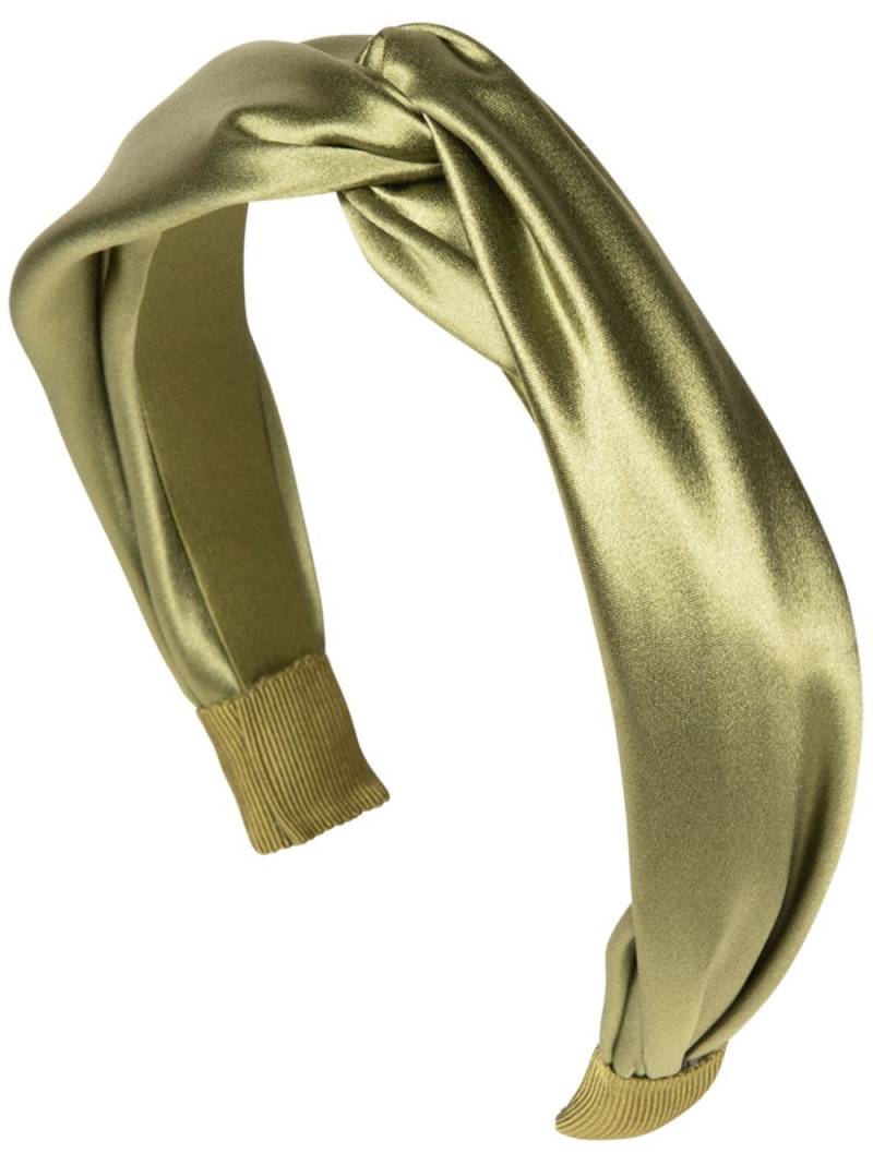 Jennifer Behr Petite Twist headband - Green von Jennifer Behr