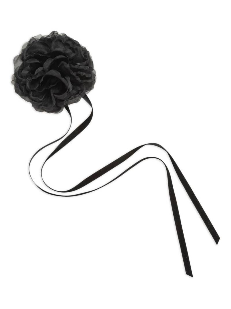 Jennifer Behr Rian ribbon necklace - Black von Jennifer Behr