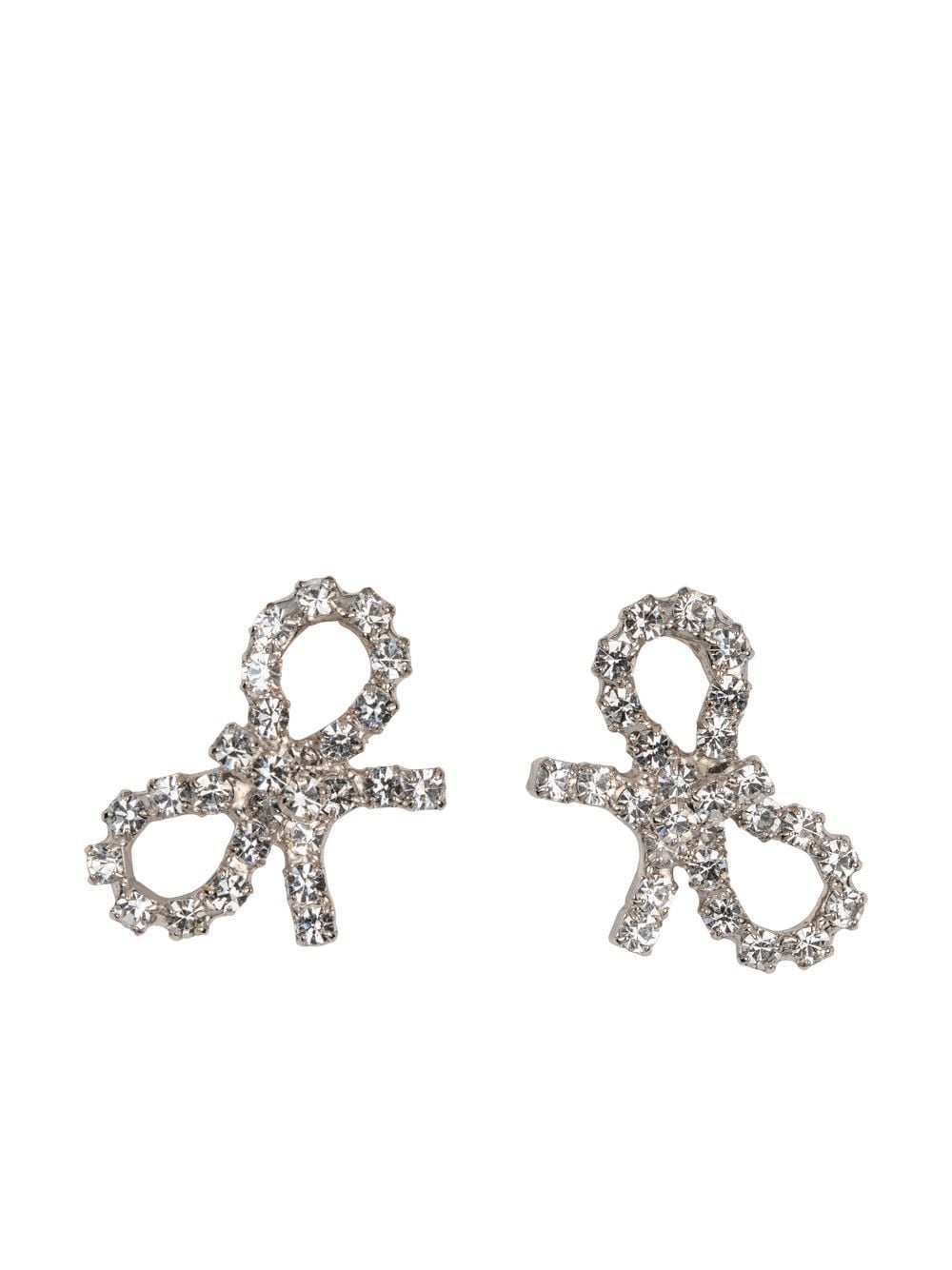 Jennifer Behr Romy crystal-embellished earrings - White von Jennifer Behr