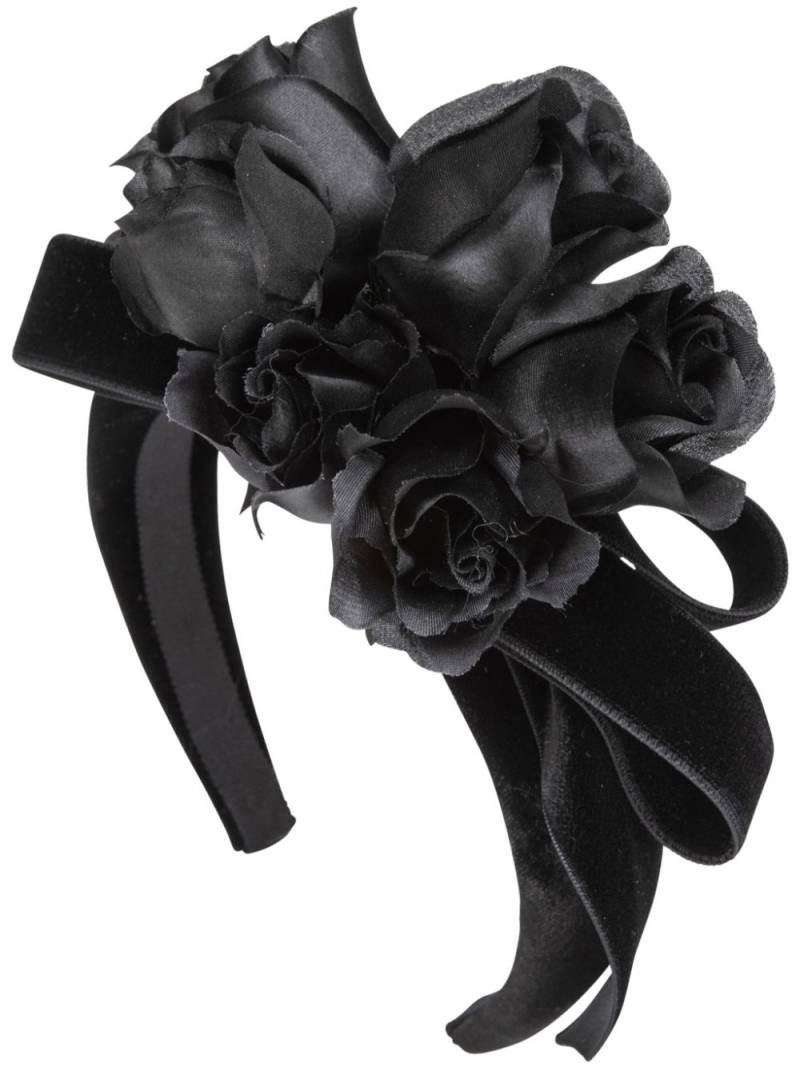 Jennifer Behr Rosalinda Headband - Black von Jennifer Behr