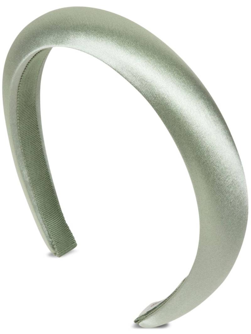 Jennifer Behr Tori satin headband - Green von Jennifer Behr