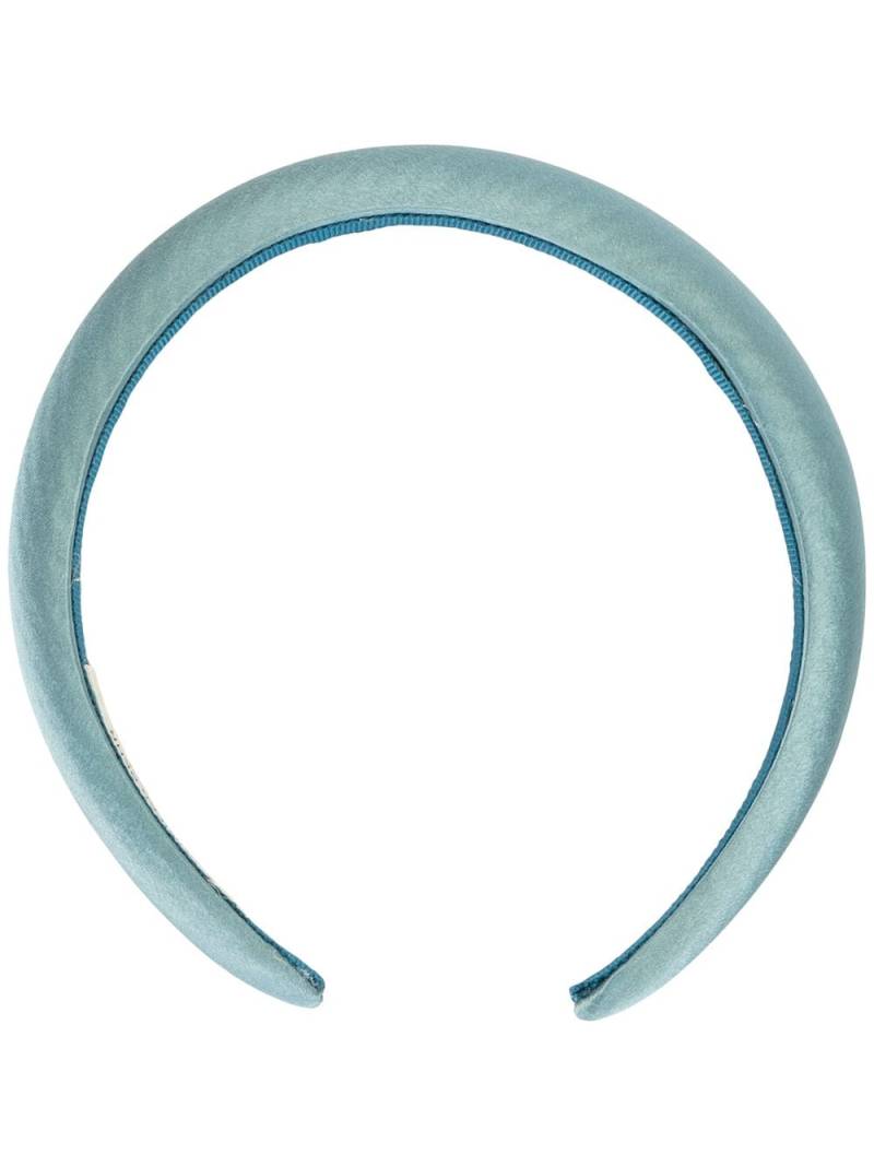 Jennifer Behr Tori silk headband - Blue von Jennifer Behr