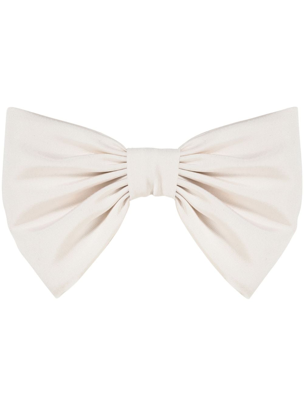 Jennifer Behr Trisha silk bow barrette - Neutrals von Jennifer Behr