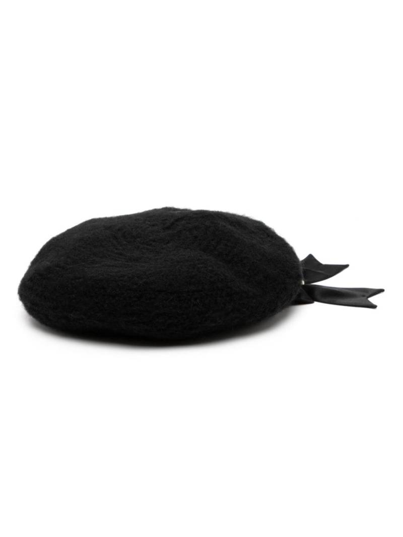 Jennifer Behr bow beret - Black von Jennifer Behr