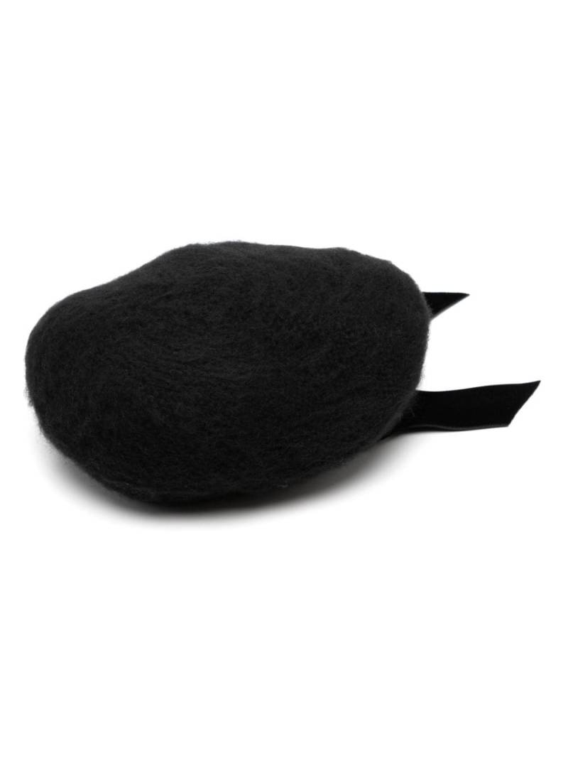 Jennifer Behr bow beret - Black von Jennifer Behr